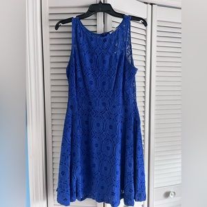 Blue Lace Dress
